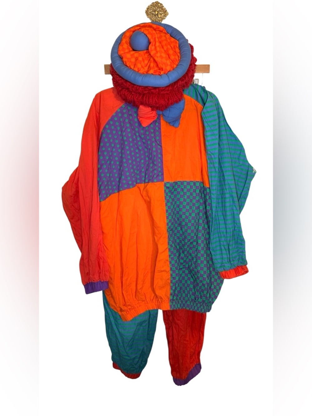 Vintage Gymboree Gymbo the Clown Costume 1990s Rainbow Tag One Size Adult
